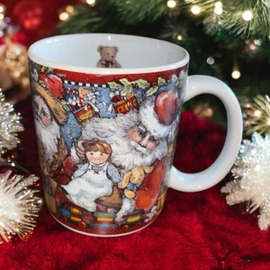 Lang & Wise #11 “Santa’s Helpers” Christmas Mug 1998 - Picture 1 of 12