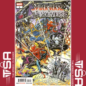 SPIDER-VERSE VS VENOMVERSE #1 Javier Garrón 2nd Printing Variant First Apps - Bild 1 von 3