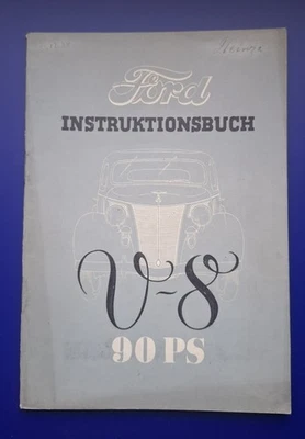 Ford V8 90PS Instruktionsbuch/ Bdienanleitung Original 1938 !!! - Bild 1 von 4
