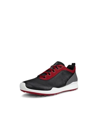 Ecco Golf Biom Hybrid BNY Shoes Black Chili Red Waterproof EU 44 Men's 10 - 10.5 - Image 1 of 4