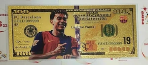 Billete Lamine Yamal FC Barcelona - Imagen 1 de 3