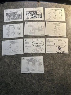 Aladdin: Juego completo de cartas de juego/color de Panini Canadá 1993 Disney Foto 1 de 4