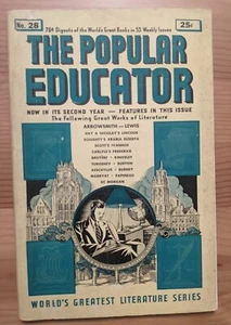 1940 Popular Educator Journal Frederick The Great Abraham Lincoln: A History - Imagen 1 de 7