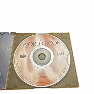 1998 World Book Multimedia Encyclopedia PC Software IBM Version 2.0 (CD Only HTF - Picture 1 of 3