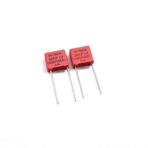 WIMA MKP10 1000PF 1NF 1000V 0.001UF foil film capacitor 1000V1nF 1000V102 P7.5MM - Picture 1 of 3