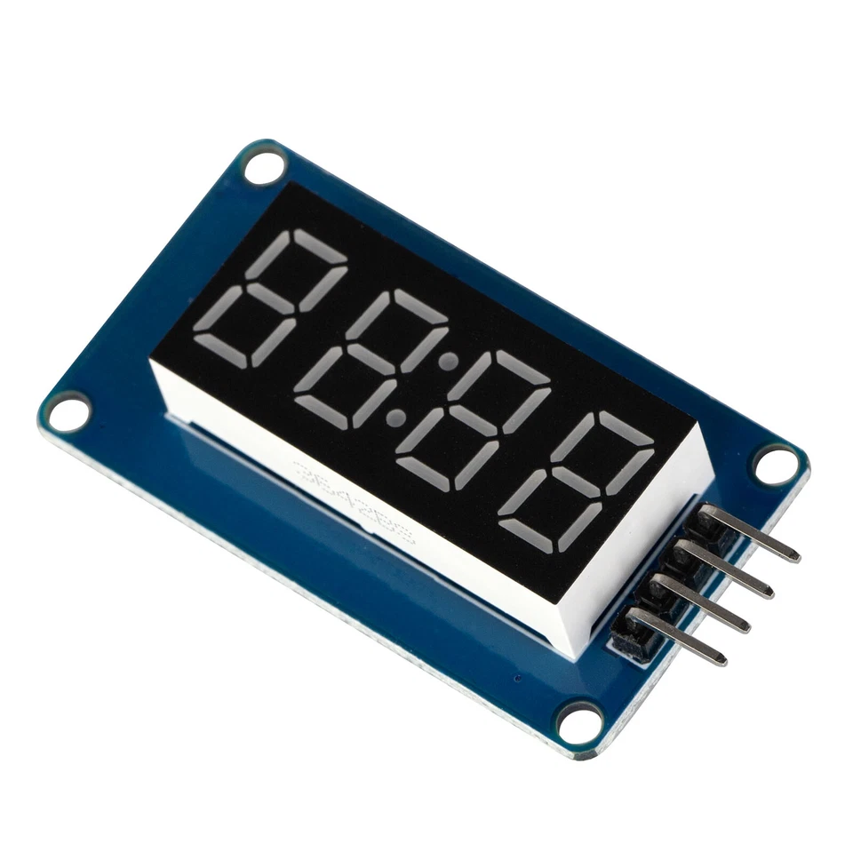TM1637 4 Bits Digital Tube LED Clock Display Module for Arduino Due UNO 2560 R3 - Image 1 of 4