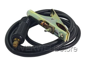 300Amp Groud Earth Clamp CK50 3M 25mm2 Wire Welding MMA ARC Welder - Picture 1 of 6