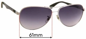 SFx Ersatz Sonnenbrillengläser passend für Ray Ban RB8313 Tech - 61 mm breit - Bild 1 von 26
