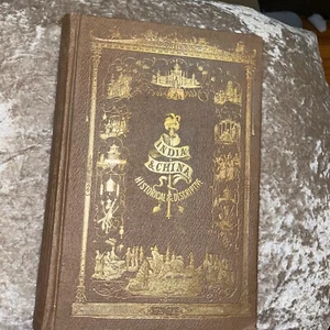 1855 History of CHINA & INDIA Sears Hindu Chinese Superstitions has both MAPS - Imagen 1 de 11