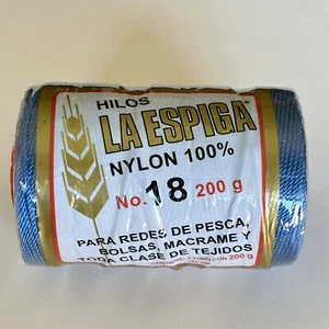 Color Azul Y Hilos La Espiga Nylon 100% Nº 18 7 OZ Para Joyeria Artesanal Nuevo - Imagen 1 de 5