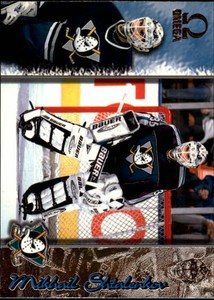 1997-98 Pacific Omega Anaheim Ducks Hockey Card #8 Mikhail Shtalenkov