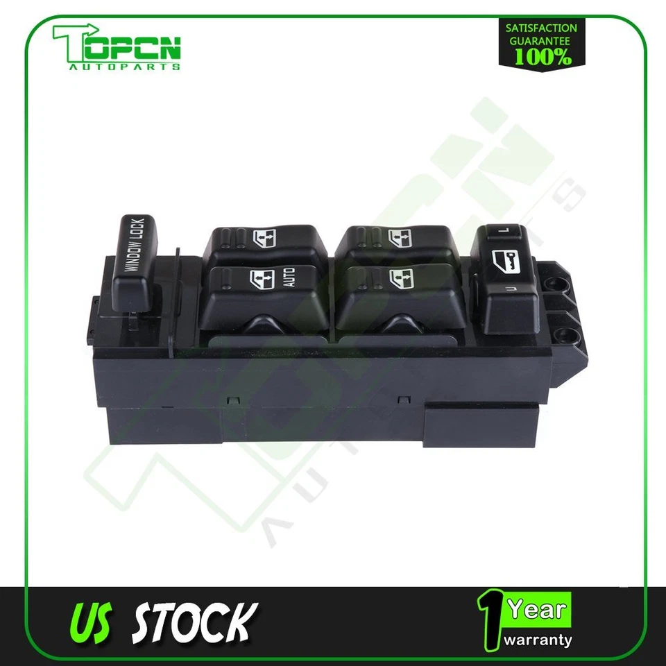 Fits 2001-2002 Chevy Silverado GMC Sierra 1500 2500 3500 Electric Window Switch - Image 1 of 4