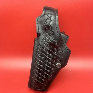 Used Safariland 200 fits SMITH & WESSON 659 & 5906 LH 4” Bar BLACK BW Holster - Picture 1 of 16