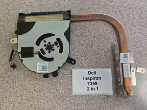Dell Inspiron 13 (7359) 4-Pin BGA 1356 CPU Fan with Heatsink - Picture 1 of 2