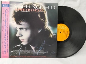 RICK SPRINGFIELD HARD TO HOLD RVC RPL8233 JAPAN OBI VINYL LP - Picture 1 of 3