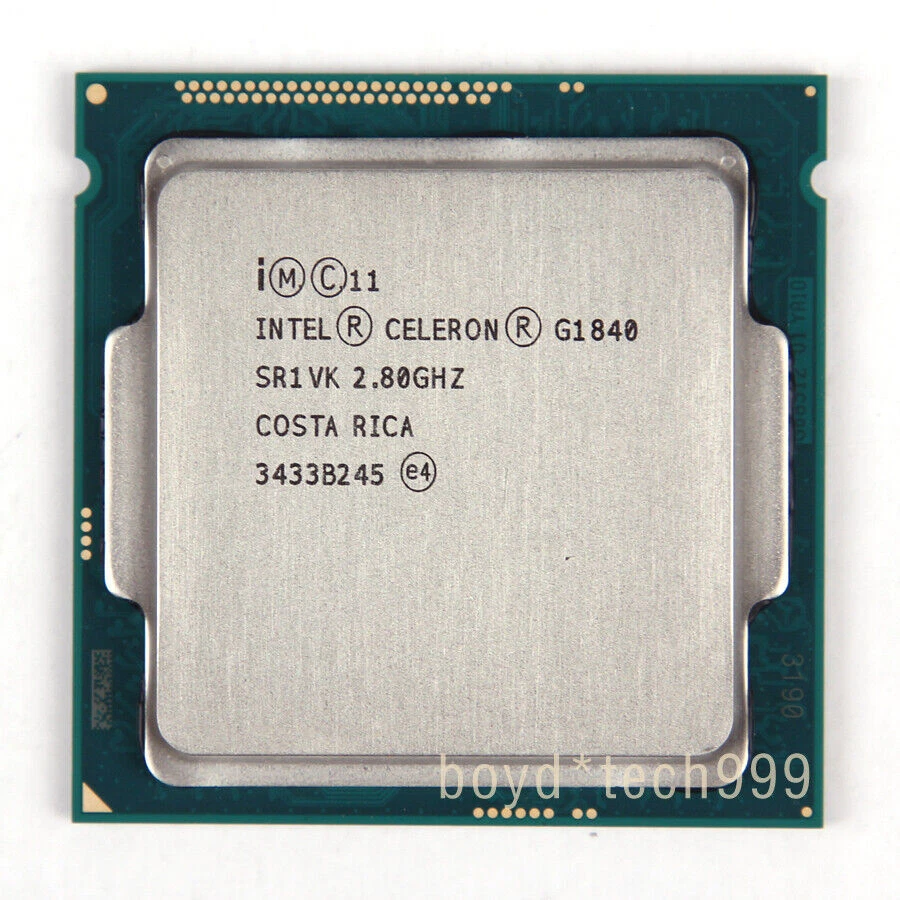 Intel Celeron G1840 CPU Dual-Core 2.8 GHz 2M SR1VK LGA 1150 Processor - Image 1 of 1