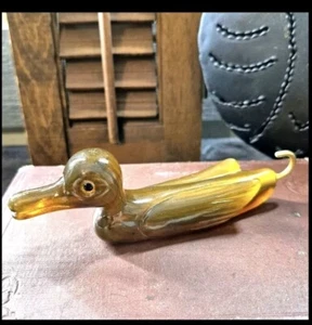 RARE Vtg Italian Duck Pen Holder-Bakelite? Pen Included! READ - Picture 1 of 9