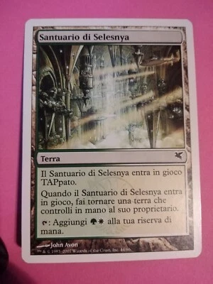 VERY RARE MTG Selesnya Sanctuary (Sanctuario di Selesnya) IT EXC Salvat-Hachette - Image 1 of 4