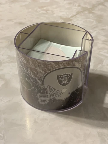 Vintage NFL Oakland Raiders Paper and Desk Caddy Raiders Football NFL OAK Ball Cover