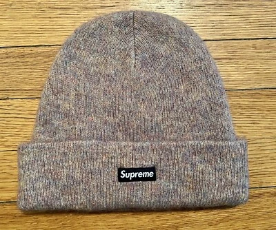 Supreme Mohair вязаный Beanie зимняя шляпа в песок желтовато-коричневый бежевый FW22 один размер OSFA новый - Изображение 1 из 4