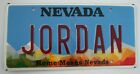 Home Means Nevada  Graphic Vanity License Plate " Jordan " Amman Jordie