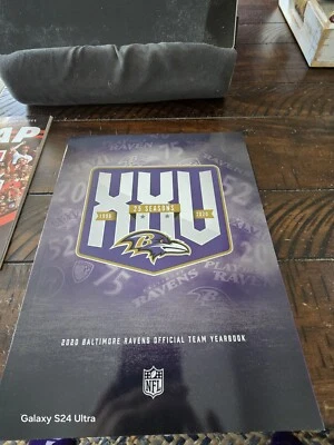BALTIMORE RAVENS  2020 Year Team   PROGRAM Lamar Jackson Mint  - Image 1 of 4