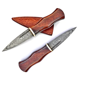 Handmade Hunting Knife For Outdoor Camping Fixed Blade Knife With Sheath . - Picture 1 of 10