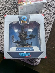 NEW! QFig Rocket and Groot Marvel Guardians of The Galaxy Vol. 2 Action Figure - Picture 1 of 1