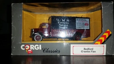 Corgi Classics, Bedford Series O Van-LMS Express Parcels Traffic-Blackpool,1:50 - Image 1 of 4