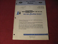 1950 Ford Salesman Sales Brochure Booklet Catalog Book Old Original