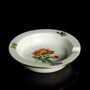 Cenicero marca espada porcelana Meissen 1. Elección flor 2 pintada a mano - Imagen 1 de 4