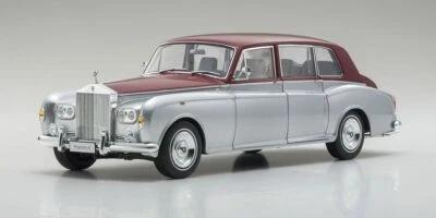 1/18 Rolls Royce Phantom VI EWB 1968 Silver Red Diecast Model by Kyosho 08905SR - Image 1 of 4