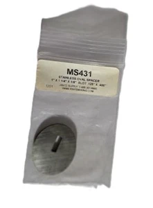 2 ct Edelstahl ovale Abstandshalter - #ms431 Premium Qualität! - Bild 1 von 1