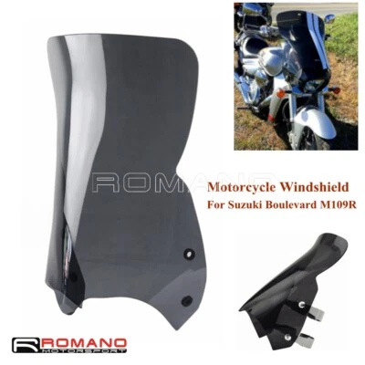 For Suzuki Boulevard M109R Boss M50 M90 2014-16 Windshield Windscreen w/ Bracket - Image 1 of 4
