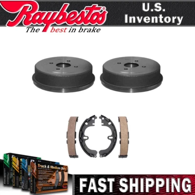 Kit traseiro tambores de freio e sapatas de freio para 2002 Toyota Corolla - Raybestos - Imagem 1 de 4