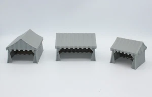 Circus Amusement Park Tents / Booths 3 Total Different Sizes - Picture 1 of 1