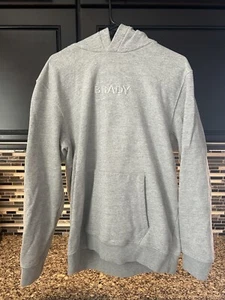 Brady Brand Sweatshirt Mens Large Gray Original Hoodie  Pullover Long Sleeve - Picture 1 of 7