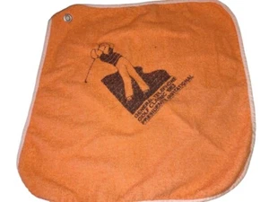 Toalla de felpa naranja Presidents Inv vintage general Telephone Golf Classic 1983 - Imagen 1 de 5