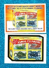 2021 Mars Attacks Wacky Packages Series 5 Coupon Back "ANIMAL CLUNKERS" #5.