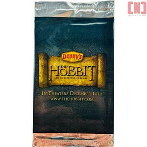 Denny's The Hobbit: An Unexpected Journey Promotional Trading Cards Sealed Pack - Picture 1 of 2