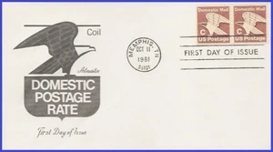 EE. UU. #1947 U/A ARTMASTER FDC STR2 tasa ""C"" águila - Imagen 1 de 1