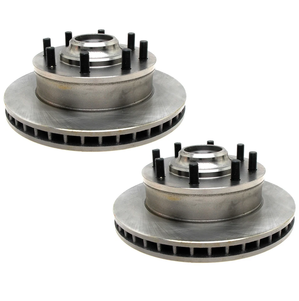 Pair Set 2 Front Disc Brake Rotor & Hub Assemblies ACDelco For Chevy C20 GMC P25 - Image 1 of 1