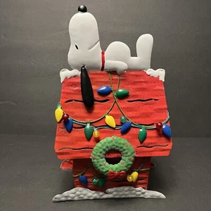 2011 Metall Peanuts Snoopy Farbwechsel beleuchtete Weihnachtsskulptur * NUR TEILE - Bild 1 von 17