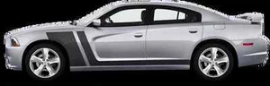 Fender Hash Rocker Vinyl Graphics Decals Stripes for Dodge Charger 2011 to 2014 - Picture 1 of 1