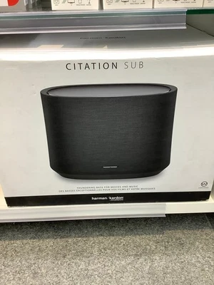 Harman Kardon Citation Sub, schwarz Subwoofer - Wie neu 1#1907351 - Bild 1 von 4