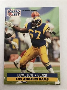1991 Pro Set - Duval Love #553 - Picture 1 of 2