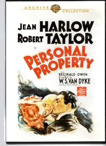 Personal Property (1937) DVD 2011 (Warner Archive DVD) Jean Harlow Robert Taylor - Picture 1 of 1