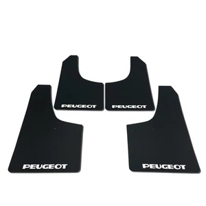 rallyflapZ | Mud Flaps & Fixings to fit Peugeot 208 GTi Black 3.2mm PVC *G L-Whi - Picture 1 of 3