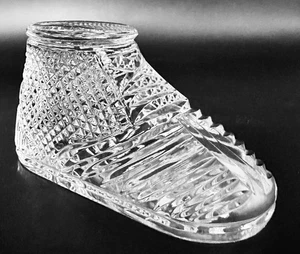 Pisapapeles vintage Waterford Crystal zapato bebé estatuilla - Imagen 1 de 11