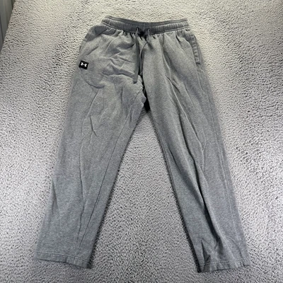 Pantalón deportivo Under Armour para hombre L gris algodón con cordón ropa deportiva para correr Foto 1 de 4